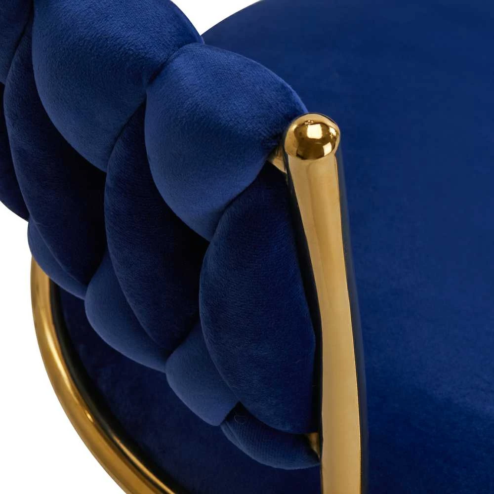 Activeshop Biuro kėdė su ratukais 4Rico QS-GW01G Velvet Mėlyna
