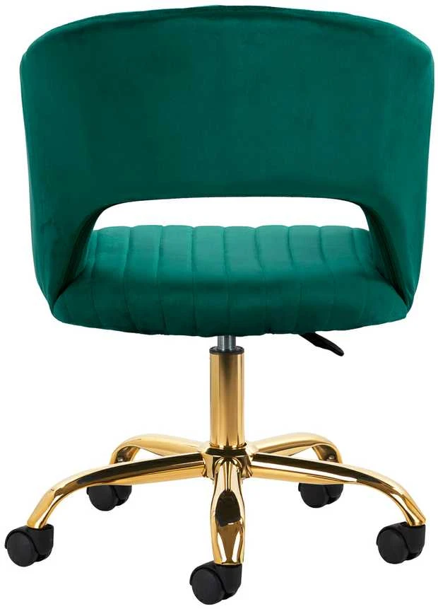 Fotelis Activeshop Biuro kėdė su ratukais 4Rico QS-OF212G Velvet Žalias