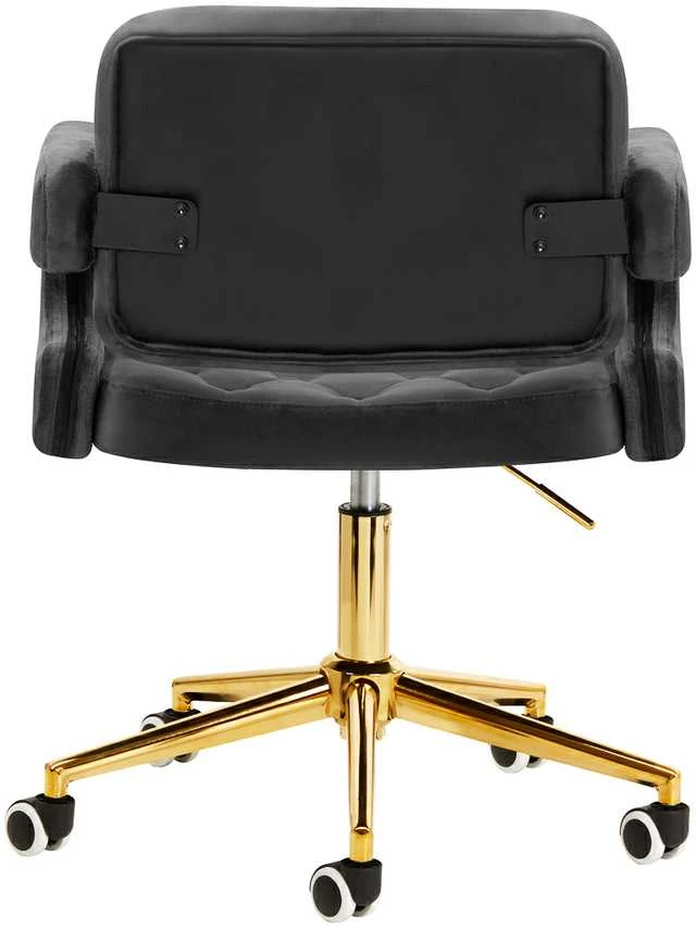 Fotelis Activeshop Biuro kėdė su ratukais 4Rico QS-OF213G Velvet Pilkas