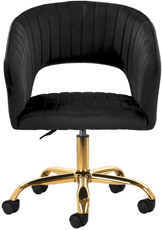 Fotelis Activeshop Biuro kėdė su ratukais 4Rico QS-OF212G Velvet Juodas