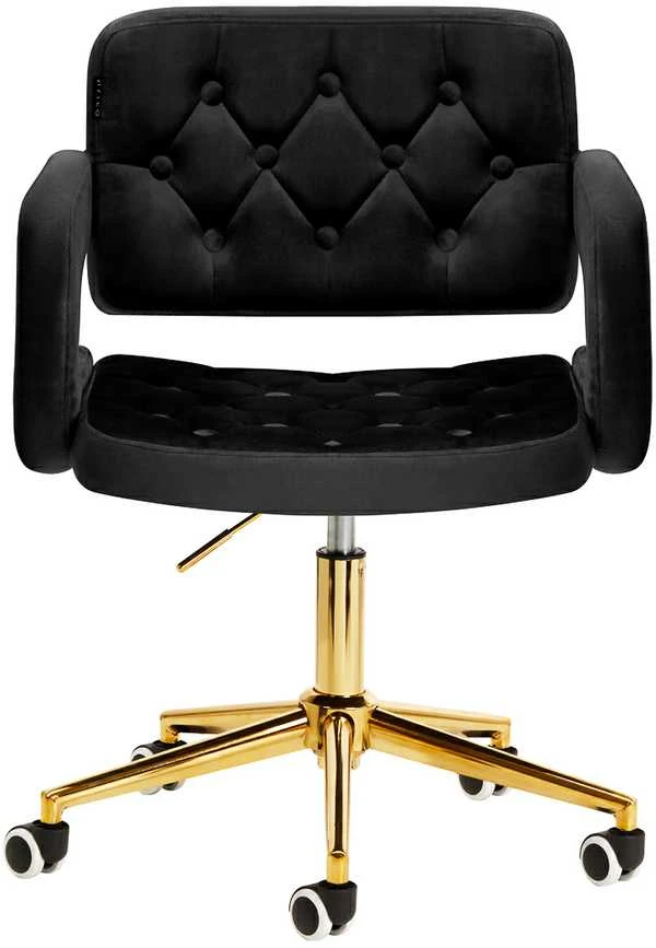 Fotelis Activeshop Biuro kėdė su ratukais 4Rico QS-OF213G Velvet Juodas
