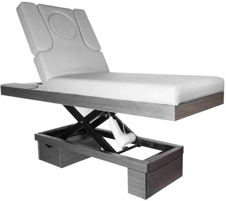 Activeshop Elektrinis masažo stalas AZZURRO SPA WOOD GRAY 2 MOTOR HEATED