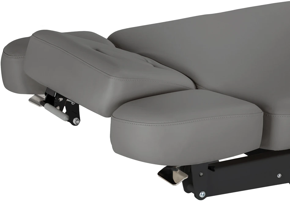 Activeshop Sillon Relax kosmetologinis gultas elektrinis pilkas juodas pagrindas