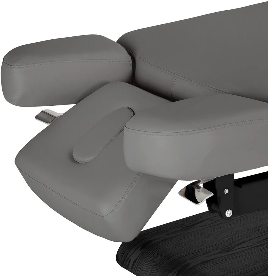 Activeshop Sillon Relax kosmetologinis gultas elektrinis pilkas juodas pagrindas
