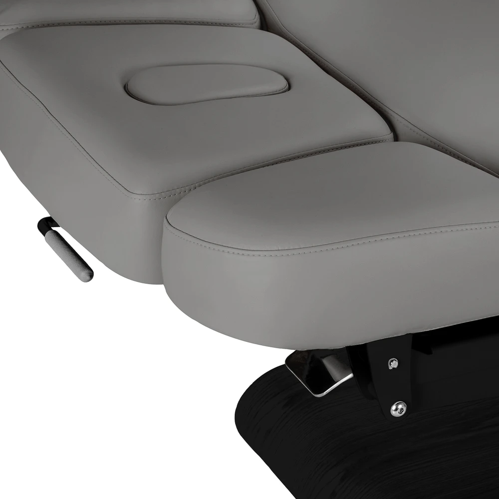 Activeshop Sillon Relax kosmetologinis gultas elektrinis pilkas juodas pagrindas
