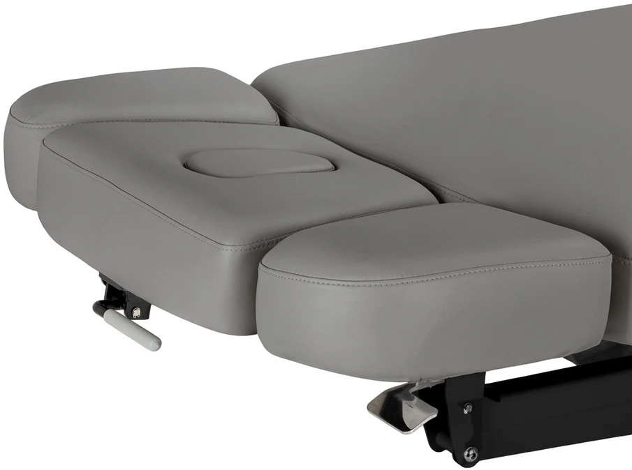 Activeshop Sillon Relax kosmetologinis gultas elektrinis pilkas juodas pagrindas