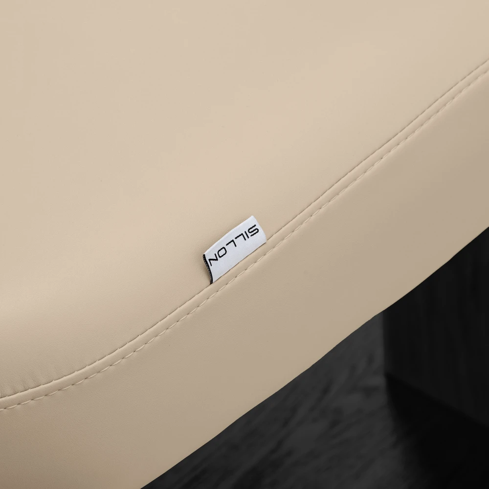 Activeshop Elektrinis SPA procedūrų gultas Sillon Relax, smėlio su tamsios medienos pagrindu