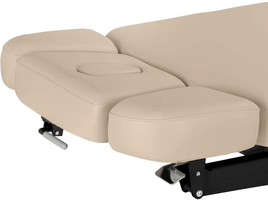 Activeshop Elektrinis SPA procedūrų gultas Sillon Relax, smėlio su tamsios medienos pagrindu