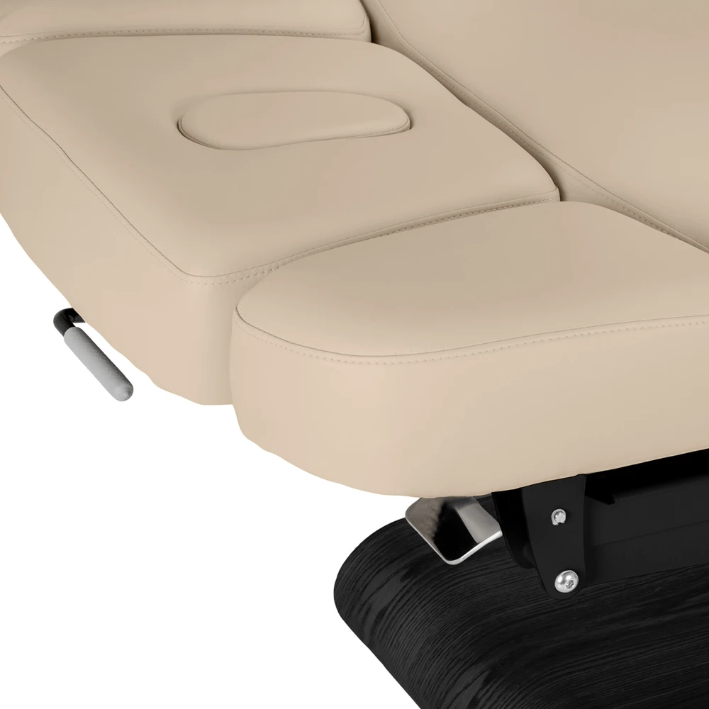 Activeshop Elektrinis SPA procedūrų gultas Sillon Relax, smėlio su tamsios medienos pagrindu