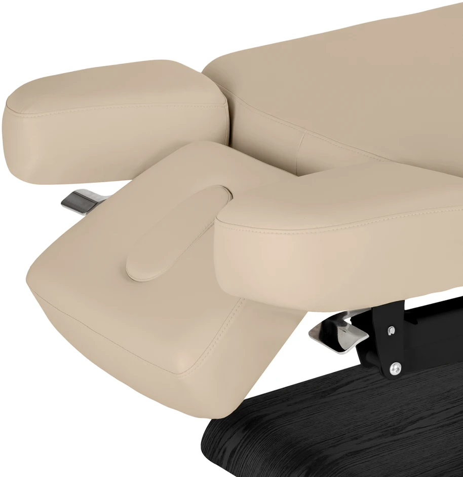 Activeshop Elektrinis SPA procedūrų gultas Sillon Relax, smėlio su tamsios medienos pagrindu