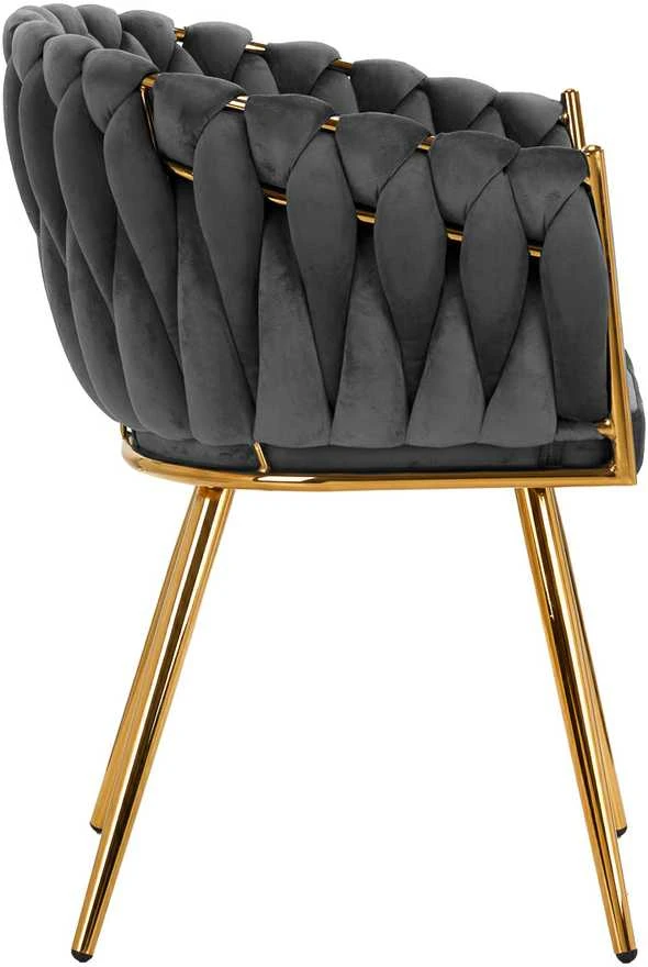 Activeshop Fotelis 4Rico QS-GW06G Velvet Pilkas