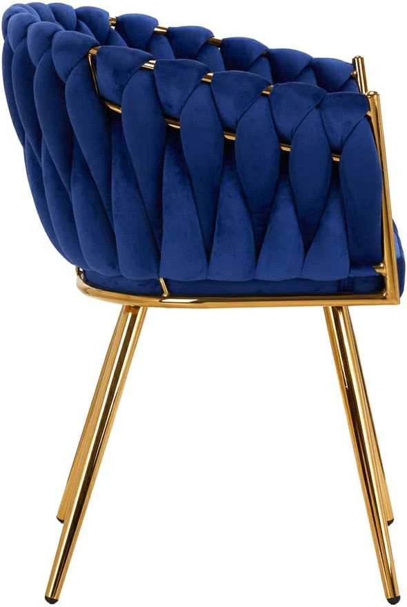 Activeshop Fotelis 4Rico QS-GW06G Velvet Mėlyna