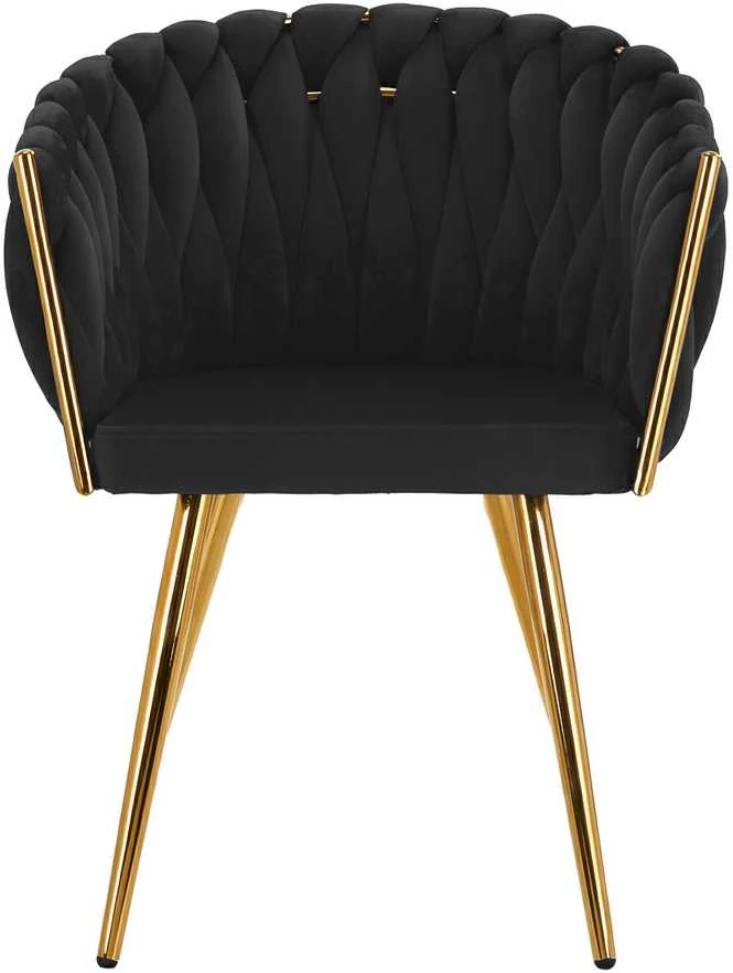 Activeshop Fotelis 4Rico QS-GW06G Velvet Juodas
