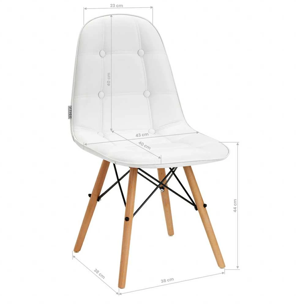 Activeshop Kėdė 4Rico QS-185 Scandi Baltas