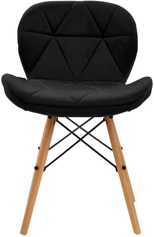Activeshop Kėdė 4Rico QS-186 Scandi Velvet Juodas