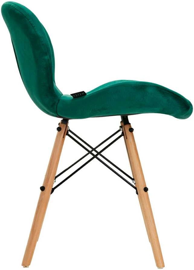 Activeshop Kėdė 4Rico QS-186 Scandi Velvet Žalias