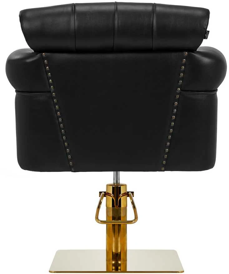 Activeshop Kirpyklos kėdė GABBIANO PROFESSIONAL HAIRDRESSING CHAIR BERLIN GOLD Juodas