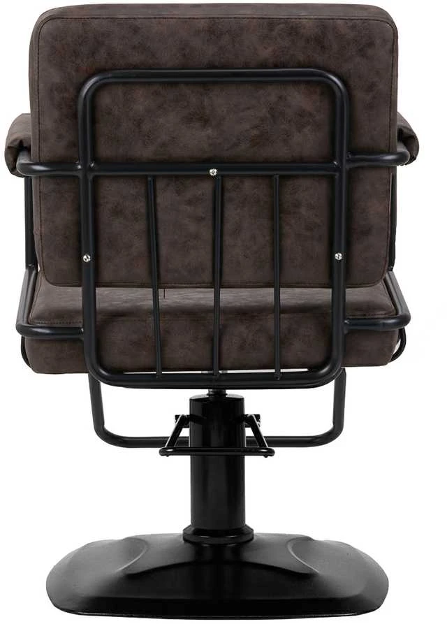 Activeshop Kirpyklos kėdė Gabbiano Professional Hairdressing Chair Katania Loft Old Leather Dark Brown