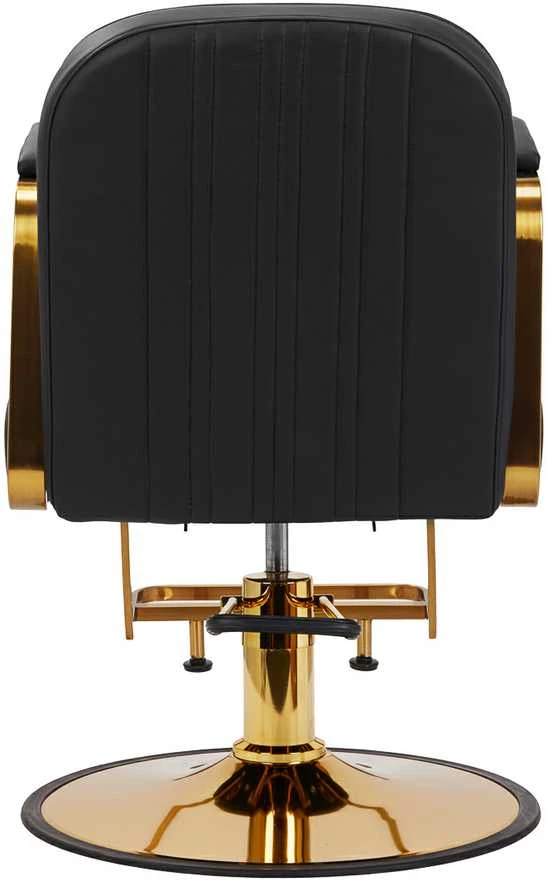 Activeshop Kirpyklos kėdė HAIR SYSTEM HAIRDRESSING CHAIR ACRI Juodas GOLD