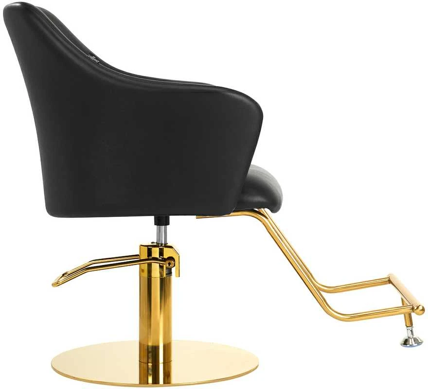 Activeshop Kirpyklos kėdė HAIRDRESSING CHAIR MARBELLA GOLD Juodas