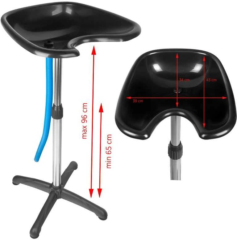 Activeshop Kirpyklos plautuvė GABBIANO MOBILE TRIPOD HAIRWASHER