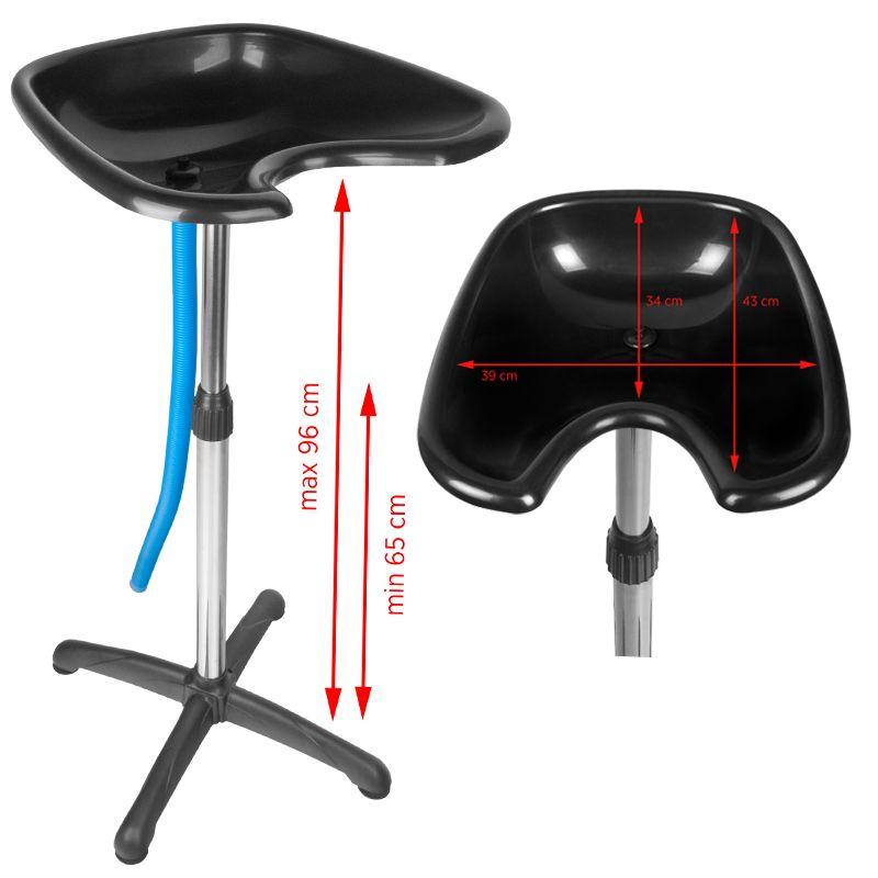 Activeshop Kirpyklos plautuvė GABBIANO MOBILE TRIPOD HAIRWASHER (1)
