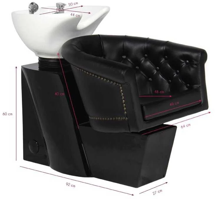 Activeshop Kirpyklos plautuvė GABBIANO PROFESSIONAL HAIRWASHER LONDON GOLDEN ARCH BROWN