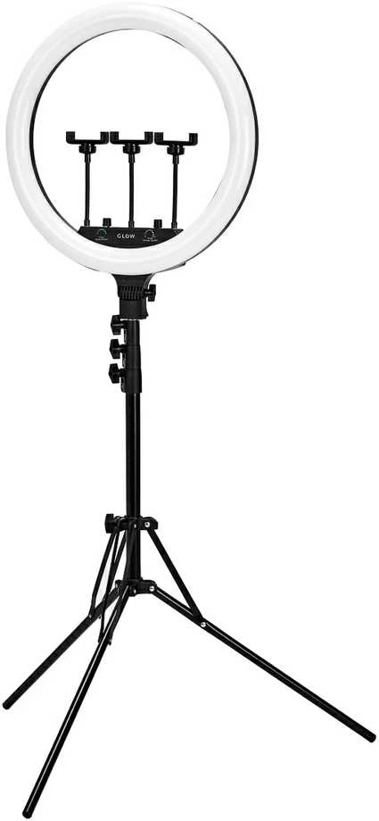 Activeshop Kosmetologinė LED lempa makiažui su stovu GLOW RING LIGHT 18" 45W