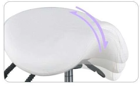 Activeshop Kosmetologinė meistro kėdutė COSMETIC STOOL GIOVANNI Baltas