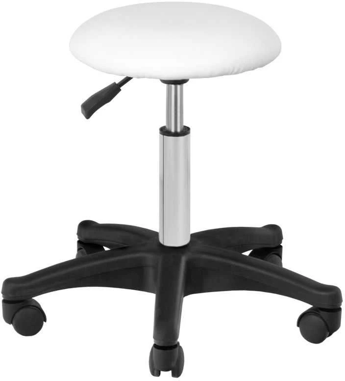 Activeshop Kosmetologinė meistro kėdutė BEAUTY STOOL Baltas