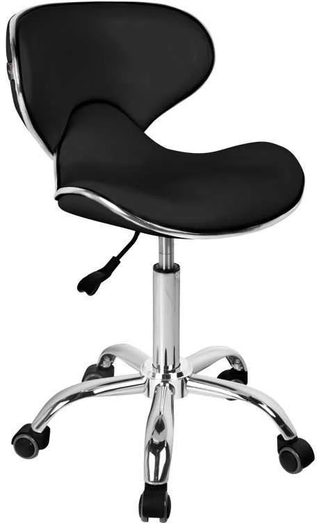 Activeshop Kosmetologinė meistro kėdutė Gabbiano Q-4599 Juodas