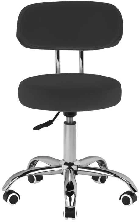 Activeshop Kosmetologinė pedikiūro kėdutė BEAUTY STOOL PEDICURE Juodas HYDRAULIC 39-45CM