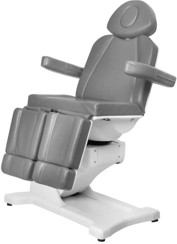 Activeshop Kosmetologinis krėslas AZZURRO 869A PEDI ELECTRIC 5 MOTOR Pilkas
