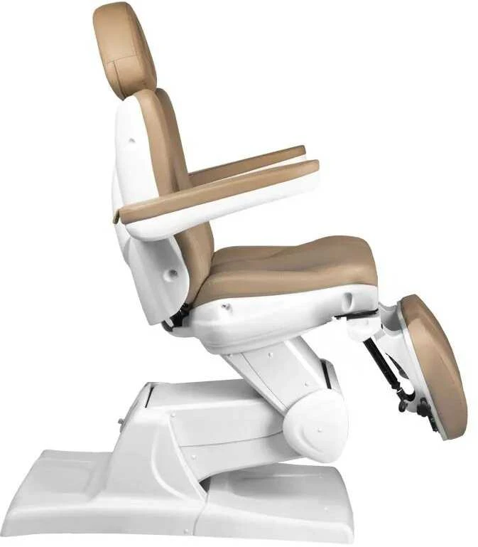 Activeshop Kosmetologinis krėslas AZZURRO 870 PEDI ELECTRIC 3 MOTOR Cappuccino