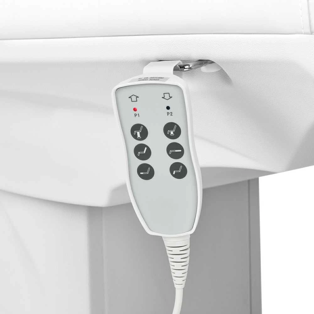 Activeshop Kosmetologinis krėslas Azzurro 891 Electric 3 Motors Professional Baltas