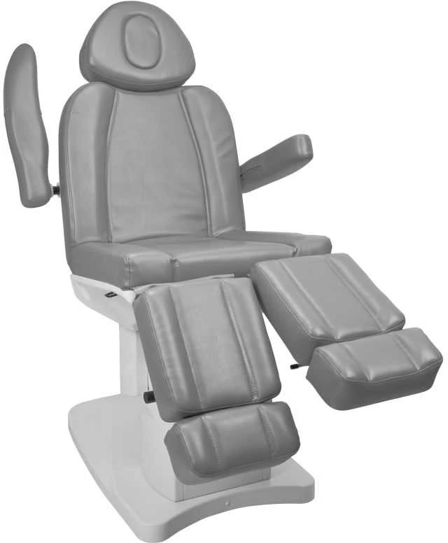 Activeshop Kosmetologinis krėslas AZZURRO 708A PEDI ELECTRIC 3 MOTOR Pilkas