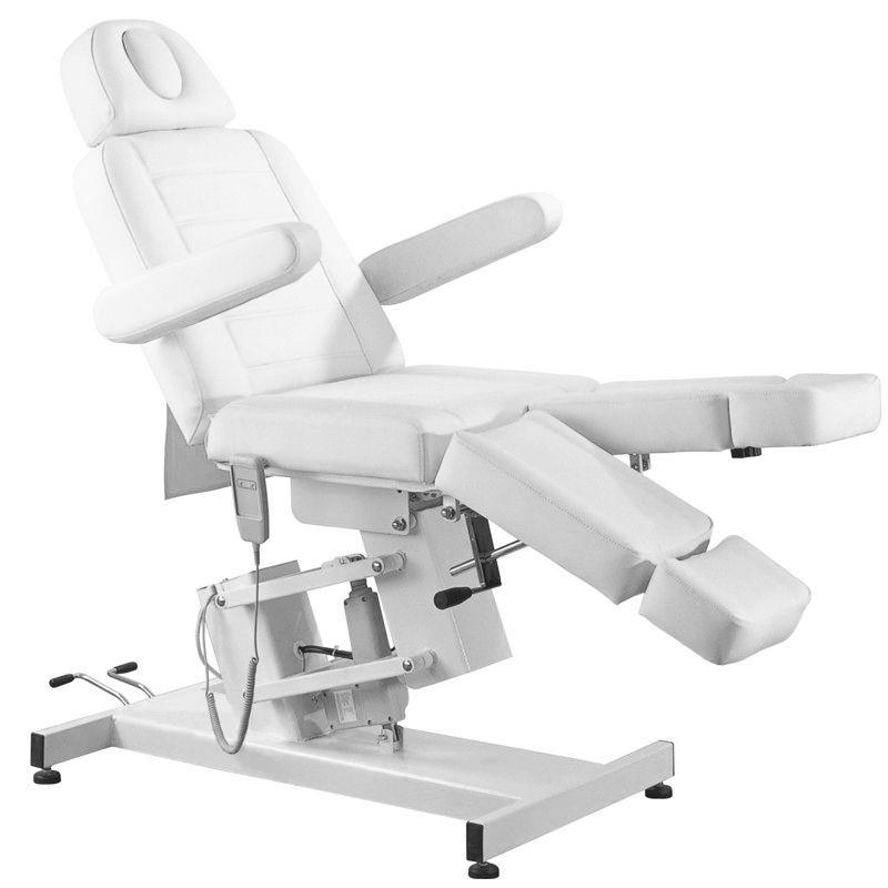 Activeshop Kosmetologinis krėslas AZZURRO ELECTRIC PEDI Baltas