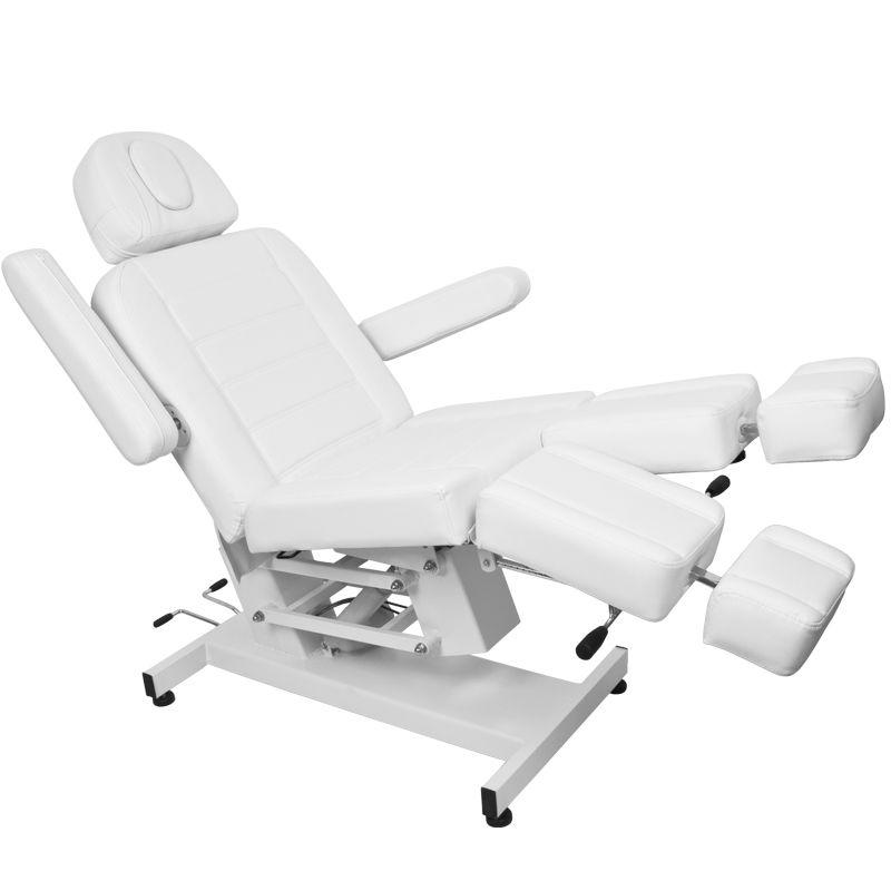 Activeshop Kosmetologinis krėslas AZZURRO ELECTRIC PEDI Baltas