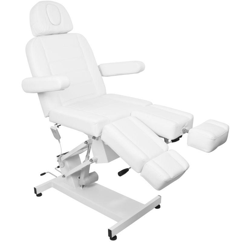 Activeshop Kosmetologinis krėslas AZZURRO ELECTRIC PEDI Baltas