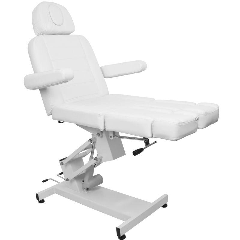Activeshop Kosmetologinis krėslas AZZURRO ELECTRIC PEDI Baltas