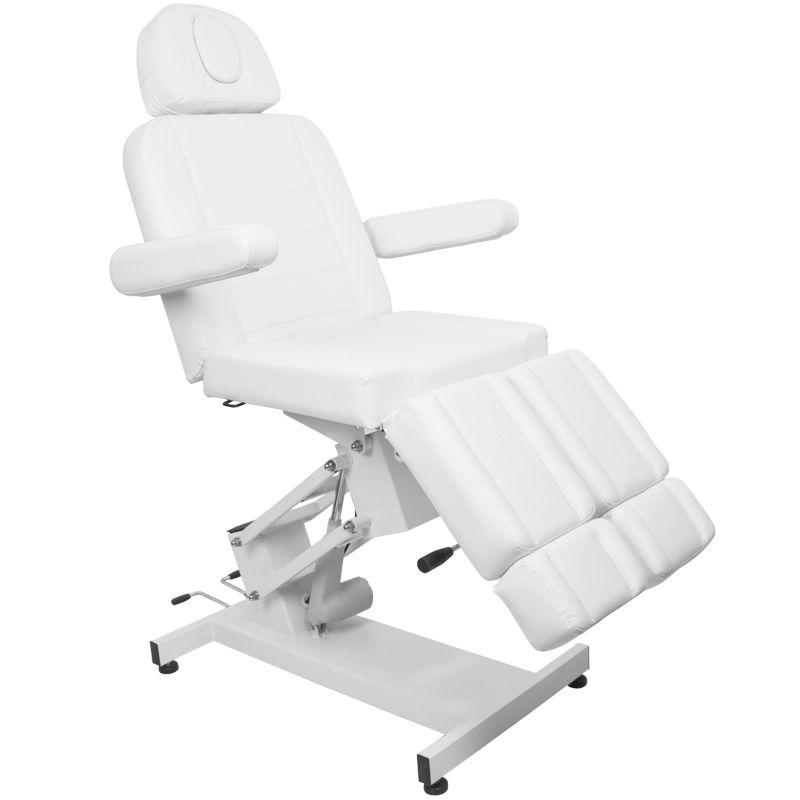 Activeshop Kosmetologinis krėslas AZZURRO ELECTRIC PEDI Baltas