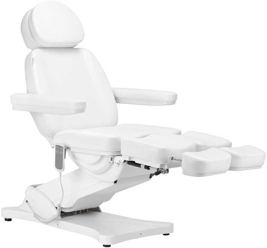 Activeshop Kosmetologinis krėslas SILLON CLASSIC 2 MOTOR ELECTRIC PEDI Baltas