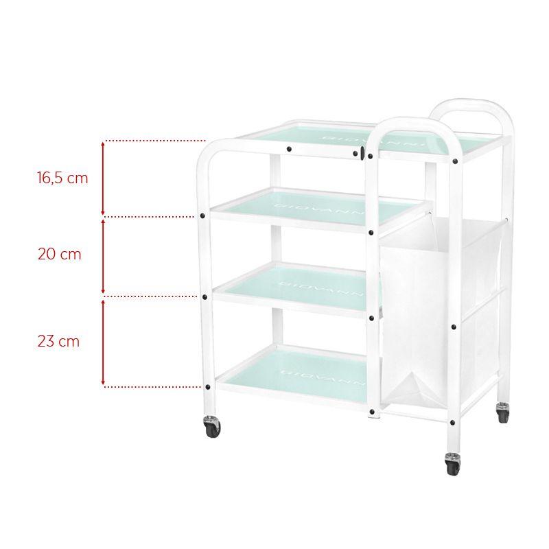 Activeshop Kosmetologinis vežimėlis 1031 GIOVANNI