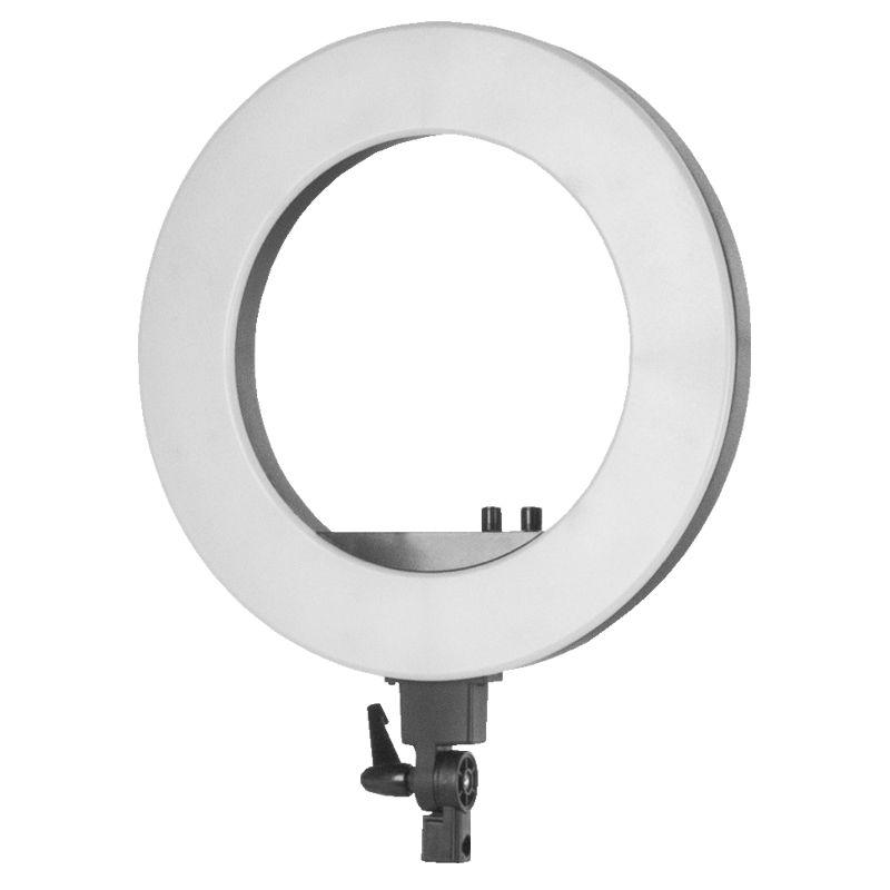 LED lempa makiažui su stovu RING LIGHT 18" 48W Juoda