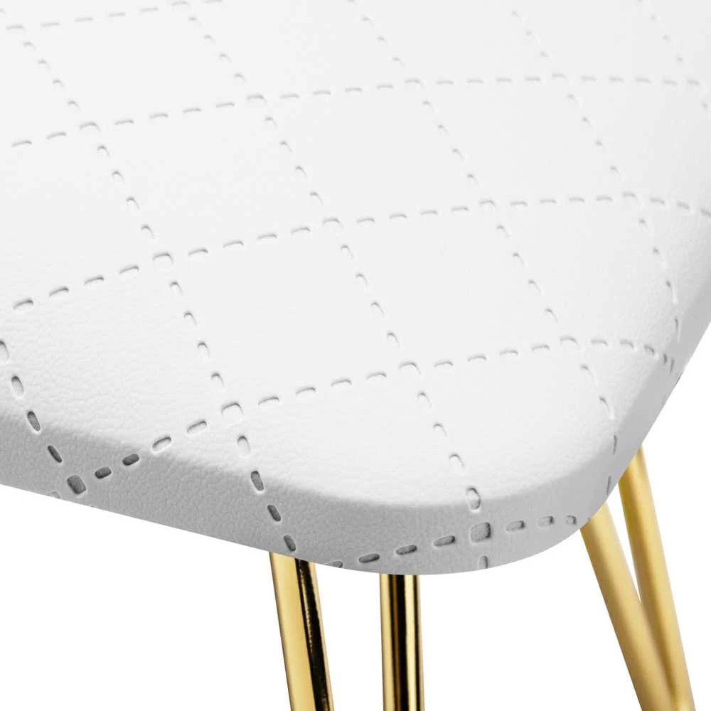 Activeshop Manikiūro porankis PROFESSIONAL ELEGANCE GLAMOUR GOLDEN Baltas