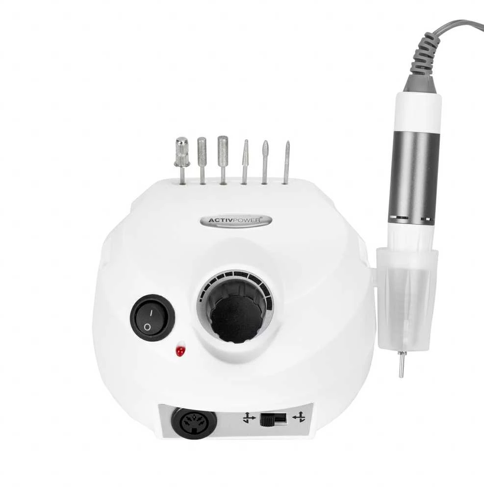Activeshop Profesionali nagų freza Activ Power J202, 65W, baltos spalvos aprašymas - Prekės nuotrauka