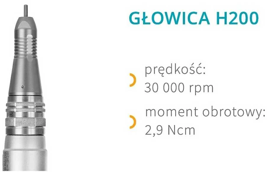 Activeshop Profesionali nagų freza Saeyang Marathon 3 Champion juoda + antgalis H200