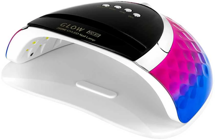 Activeshop Nagų lempa UV LED Glow YC57 268W Rožinė Mėlyna