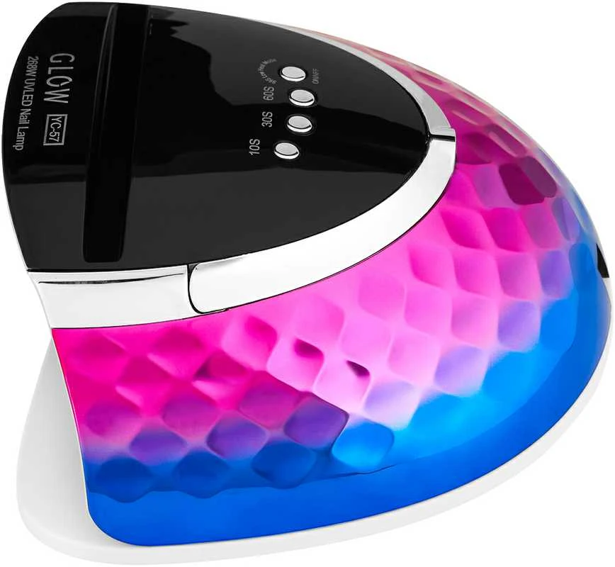 Activeshop Nagų lempa UV LED Glow YC57 268W Rožinė Mėlyna
