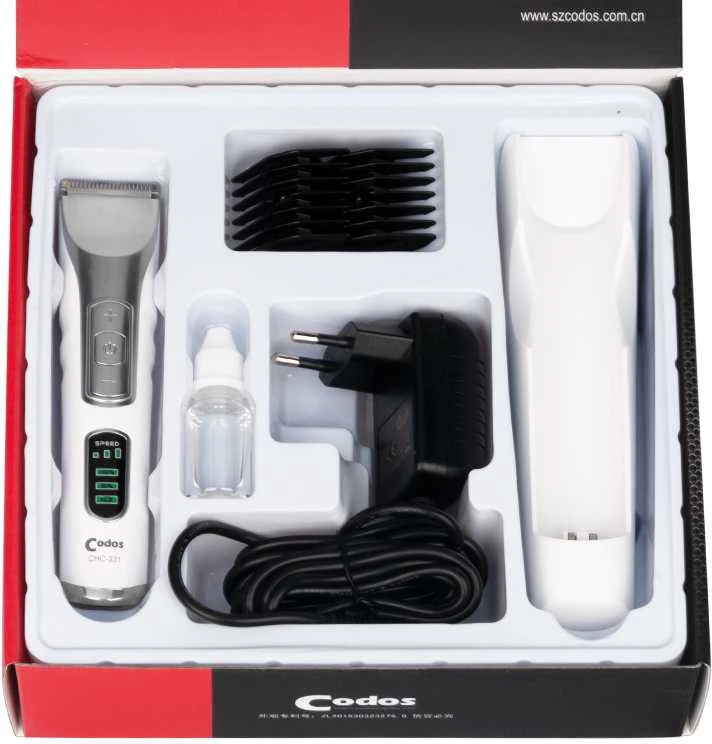 Activeshop Plaukų kirpimo mašinėlė Codos Professional CHC-331 Wireless Baltas